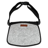Maxbell Maxbell Hands Free Pet Treat Pouch Snack Bag Training Treat Waist Bag Gray