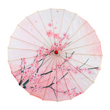 Maxbell Chinese Oiled Paper Umbrella Rainproof Decorative for Costume Decor Style E