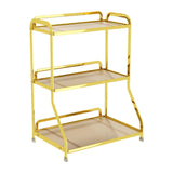 Maxbell Bathroom Organizer Countertop Three Tier Vanity Tray for Kitchen Room gold