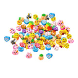 Maxbell 100x Mini Erasers Back to School Novelty Classroom Rewards School Stationery