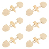 Maxbell 6 Sets Sew on Toggle Buttons Resin Horn Buttons for Winter Coat Bags Clothes Style D