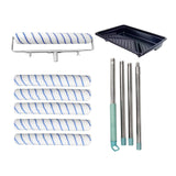Maxbell Painting Roller Kit Complete Painting Tool Set Rollers and Frame Paint Brush