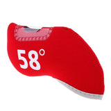 Maxbell Maxbell Golf Club Iron Putter Headcover Head Cover Protector 58 Degree Red