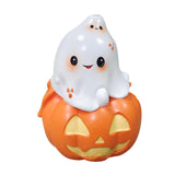 Maxbell Halloween Couple Ghost Figurine Resin Statue for Table Halloween Party Shelf Girl