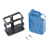 Maxbell Simulated Oil Can 1/10 Climbing Car Model Practical Storage Can RC Fuel Tank blue