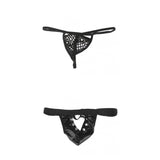 Maxbell 2pcs Sexy Mens Leather/Lace Underwear G-string Thongs Briefs T-back Jockstrap