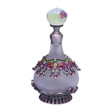 Maxbell Perfume Bottle Glass Portable Refillable Empty Bottle for Girls Ladies Women violet