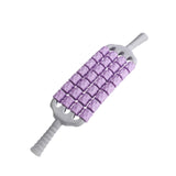 Maxbell Massage Roller Stick Sports Shoulders Gym Back Handheld Buttocks Body Roller violet