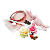 Handmade ballpoint pen ribbon bow bag ribbon flower pens pole sign pen for wedding advertising pens diy materials kit - Aladdin Shoppers