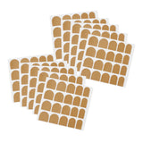 Maxbell Maxbell Double Sided Adhesive Stickers for False Nail Tips Adhesive Nail Art Brown