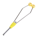 Maxbell Fly Tying Tool Ceramic Tip Bobbin Holder Portable Sturdy Fly Tying Equipment Yellow