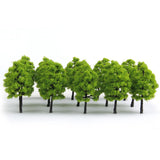 Maxbell 6x20x Model Trees Scenery 1:100 HO Scale Tree Landscape Layout Light Green