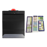 Maxbell Nurse Clipboard Notepad Professional Versatile Pocket Size Folding Clipboard With Stickers