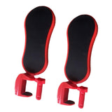 Maxbell 2 Pieces Arm Rest for Desk Gifts Ergonomics Desk Extender for Mouse Home Use Red