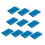 Maxbell 10x Emergency Raincoats Camping with Drawstring Hood Disposable Rain Ponchos Blue