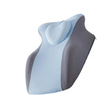 Maxbell Face Down Pillow Versatile Washable Cover Back Support for Sleeping Lounging Blue