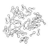 Maxbell 50pcs Alloy Brass Sinker Eyes Eyelets for Lead Weight Mold Fishing Tackle L - Aladdin Shoppers