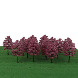 Maxbell Model Tree Train Pink Flowers Set Fuchsia Model Tree Scenery Landscape OO HO