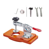 Maxbell Door Hinge Jig Practical Locking Cabinet Hinge Jig for Woodworkings Cabinets