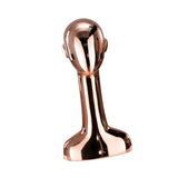 Maxbell Mannequin Head Wig Stand Ornament Hat Display Stand for Styling Jewelry Home Rose Gold Straight