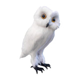 Maxbell Owl Statue Decoration Collection Funny Owl Figurine for Home Patio Fireplace Style D