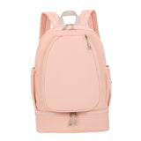 Maxbell Tennis Bag Laptop Backpack Daypack Gym Duffel for Pickleball Squash Training pink