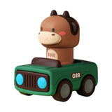 Maxbell Press and Go Car Baby Animal Cars for Kindergarten Children Preschool Cow