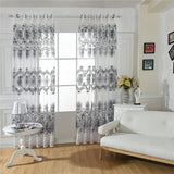 Maxbell 100x250cm Window Curtain Drape Blinds Gauze Voile Curtain White No Beads - Aladdin Shoppers