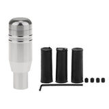 Maxbell Maxbell Aluminum Universal Automatic Transmission Car Gear Stick Shift Knob Silver