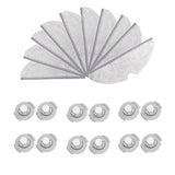 Maxbell 10pcs Mopping Pads + 12pcs Water Tank Filters for Xiaomi Mi Mijia Roborock - Replacement Parts - Aladdin Shoppers