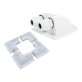 Maxbell Solar Panel Mounting Brackets Kit Corner Bracket Kit for Caravan Roofs White