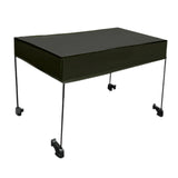 Maxbell Removable Awning Canopy with Rods Attachment for Folding Cart Camping Picnic M and Black