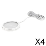 Maxbell 4xRV Camper Boat 12VDC Dome Roof Ceiling Interior 12 LED Light - Warm White