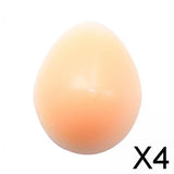 Maxbell 4xSilicone Breast Forms False Boobs Breast Prosthesis Chest Enhance Mastectomy 250g
