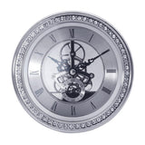 Vintage 148mm Round Dial Roman Numeral Watch Quartz Clock Insert Silver