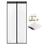 Maxbell Maxbell Magnetic Mesh Door Easy Install Door Curtain for Kitchen Bedroom Apartment 120x210cm