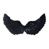 Maxbell Angel Wing Costume Decoration Dressing up for Festival Birthday black S