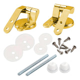 Maxbell Toilet Lid Hinges Sturdy Zinc Alloy Replacement for Hotels Public Place Home