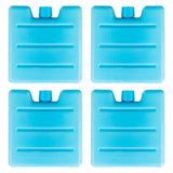 Maxbell 4 Pieces Ice Packs for Lunch Boxes Portable Ice Blocks for Picnics Beach BBQ 100ML