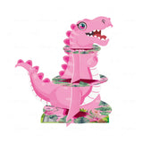 Maxbell Dinosaur Cake Holder Creative 3 Tier Cupcake Stand for Birthday Table Pastry
