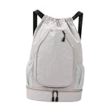 Maxbell Tennis Backpack Portable Badminton Racket Bag for Men Gym Outdoor Activities Gray