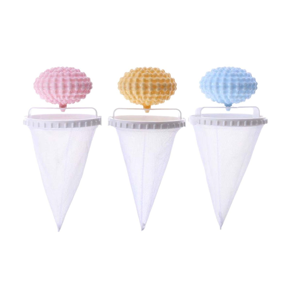 Maxbell Maxbell 3Pcs Lint Catcher for Laundry Reusable Household Tool Floating Lint Mesh Bag