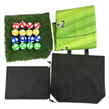 Maxbell Chipping Golf Game Mat Equipment Family Game Backyard Game 5 piece set