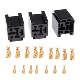 Maxbell 3 Pieces Automotive 80A 5 Pin Relay Socket Connector Holder With Terminals - Aladdin Shoppers