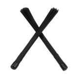 Maxbell Drum Stick Brushes Wave Drum Brush for Stage Performance Jazz Folk Rock Band Black