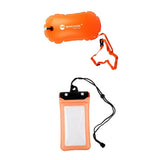 Maxbell Sports Safety Swim Buoy Tow Float Inflatable Air Bag +Waterproof Phone Case