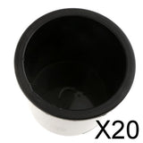Maxbell 20x11cm Plastic Cup Drink Holder Ashtray for Marine Boat Car Truck Camper RV