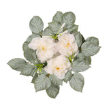 Maxbell Pillar Candle Ring Wreath Beautiful Greenery Garland for Home Party Tabletop