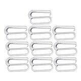 Maxbell 10pcs Alloy Replacement Bra Strap Slide Hook Fig 9 Lingerie Adjuster 25mm - Aladdin Shoppers