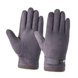 Maxbell Winter Gloves Soft Outdoor Sports Equipment for Walking Cycling Motorcycling Gray